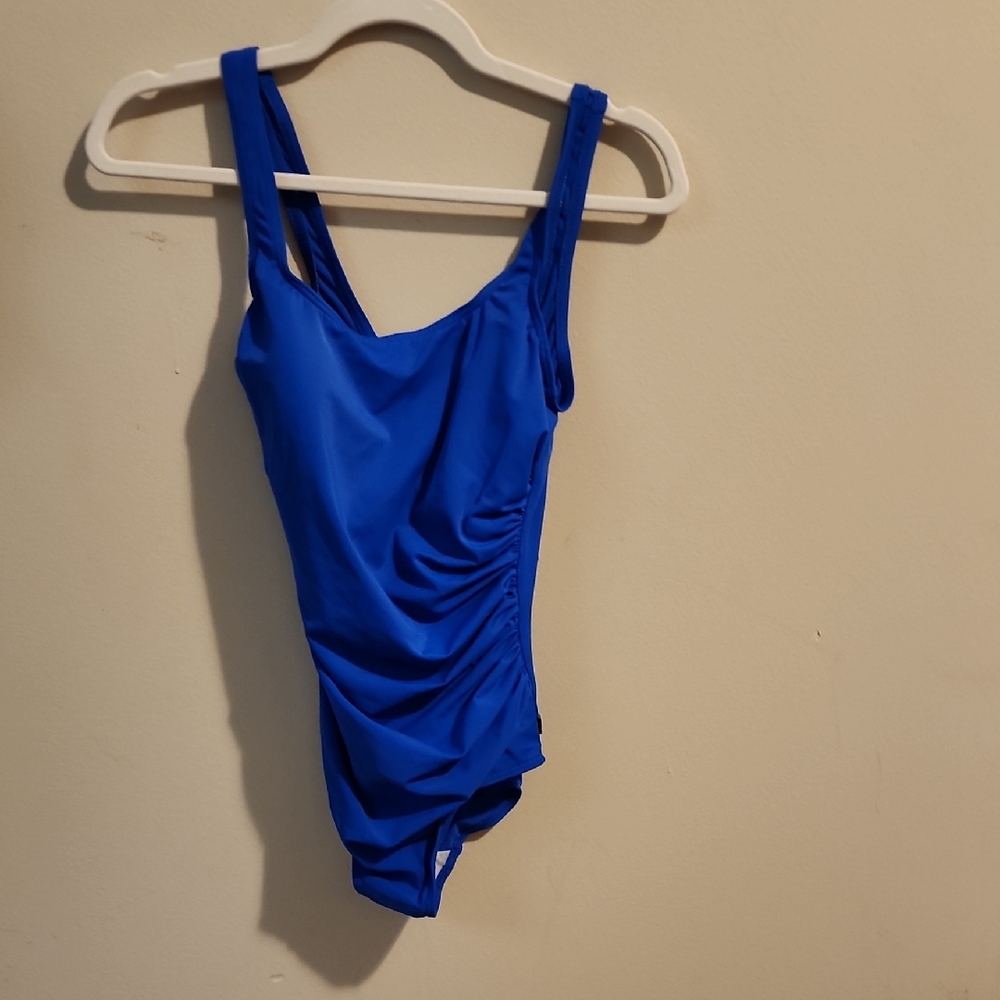 Reebok Women's Blue One Piece Swimsuit